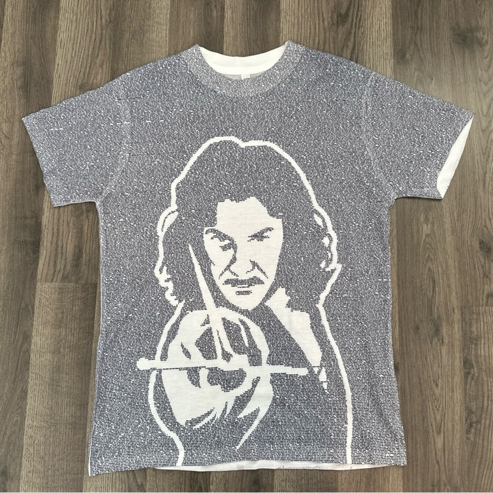 Lithographs Princess Bride Black Text Inigo Montoya Graphic Shirt Women's Size M